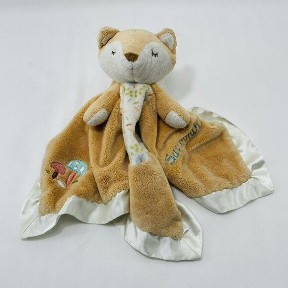 Douglas Baby Snuggler Fox Savannah Blankie Security Blanket Plush Toy Girl Name - Picture 1 of 12